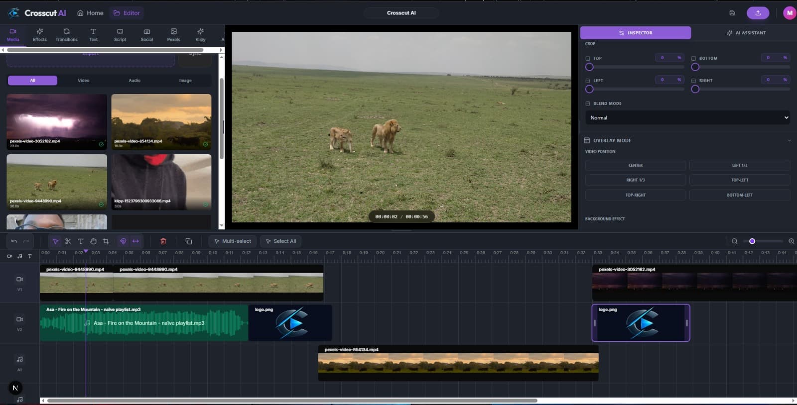 CrosscutAI Intelligent Dashboard
